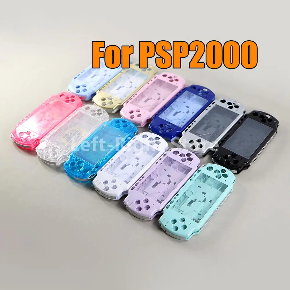 10sets Replacement for PSP2000 PSP 2000 Old Version Game Console Replacement Full Housing Shell Cover Case With Buttons Screw