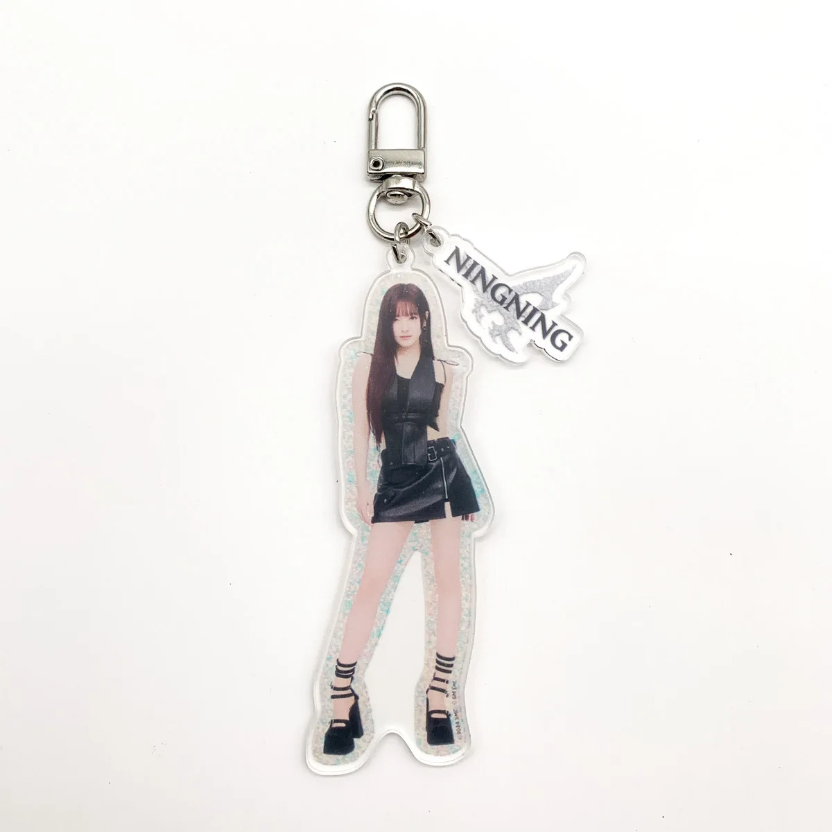 KPOP Girl Group LIVE TOUR Concert Acrylic Keychain NINGNING WINTER Figure keyring GISELLE KARINA Backpack Pendant Accessories