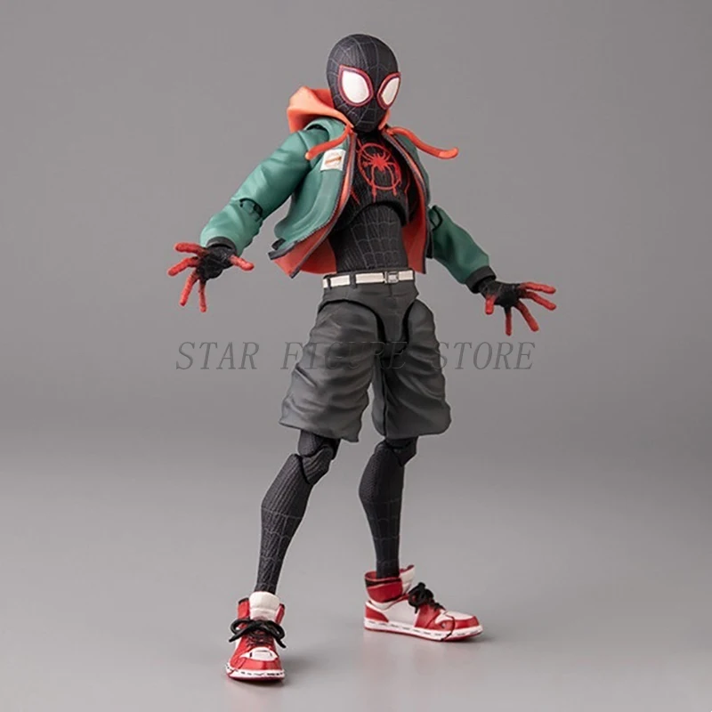 Sentinel Sv Action Miles Morales Action Figure Spiderman Model 