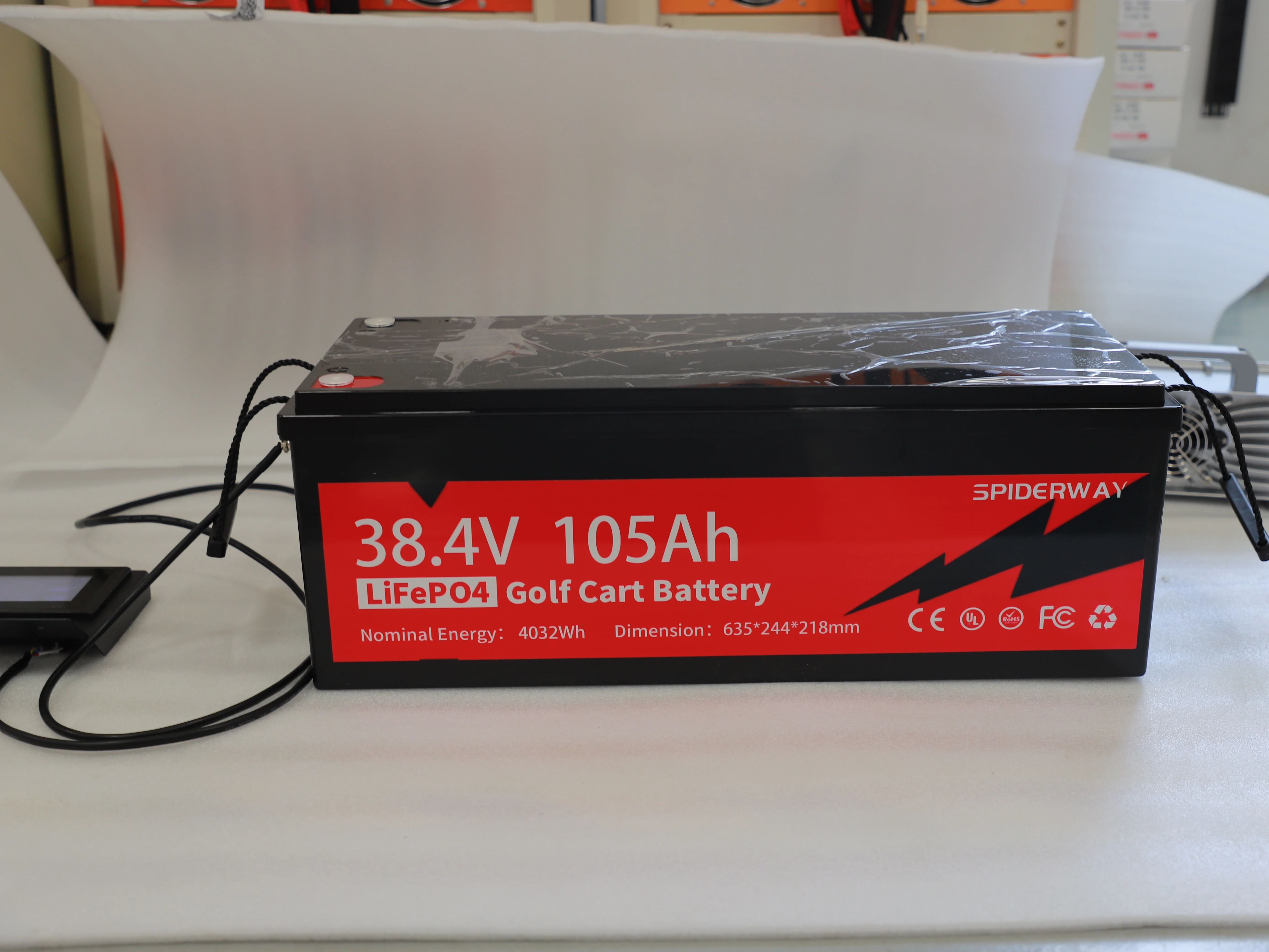 

36 В 105 Ач литиевая пусковая батарея LiFePO4 для гольф-кара, морская пусковая батарея 200 А BMS 6000 + глубина для подвесного мотора EV RV Off Grid Solar