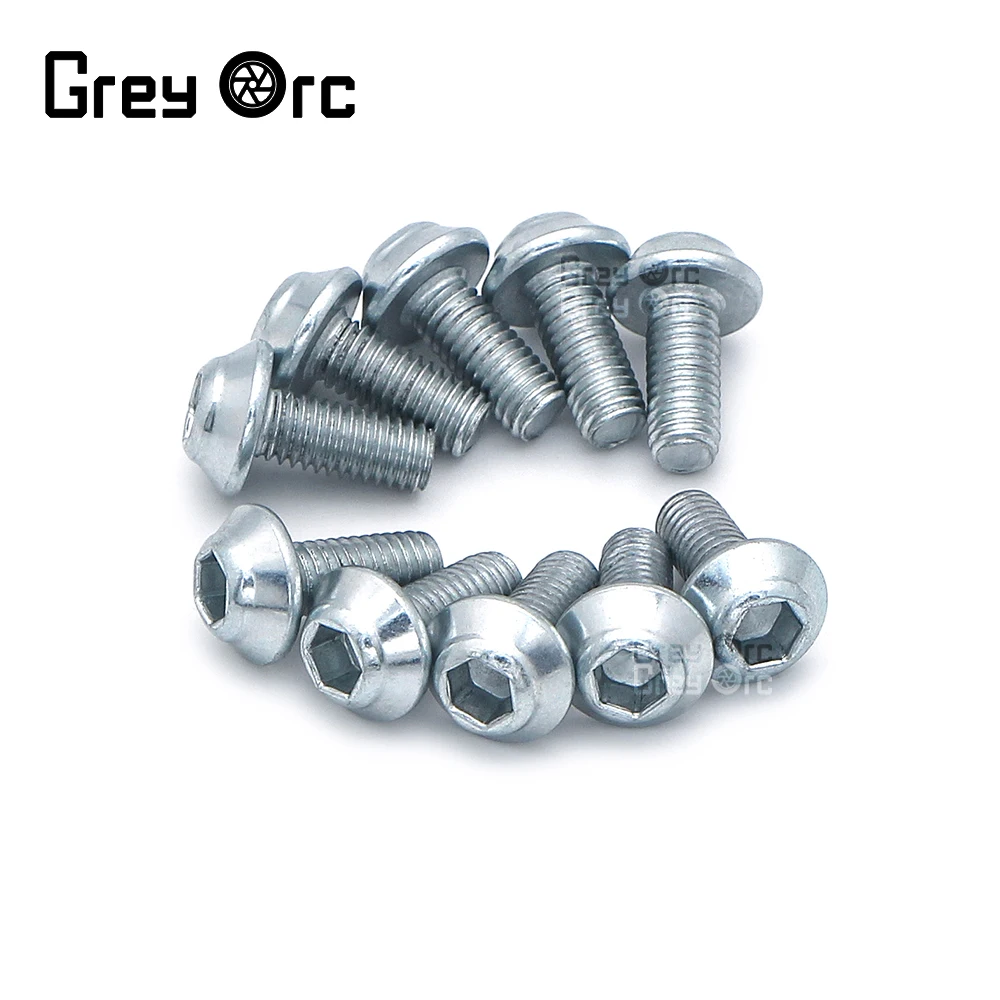 12/16/20MM Motorcycle Disc Head Hexagonal Cylindrical Bolt For Kawasaki Ninja 300 400 ZX6R ZX7R ZX9R ZX10R Hexagonal Screw