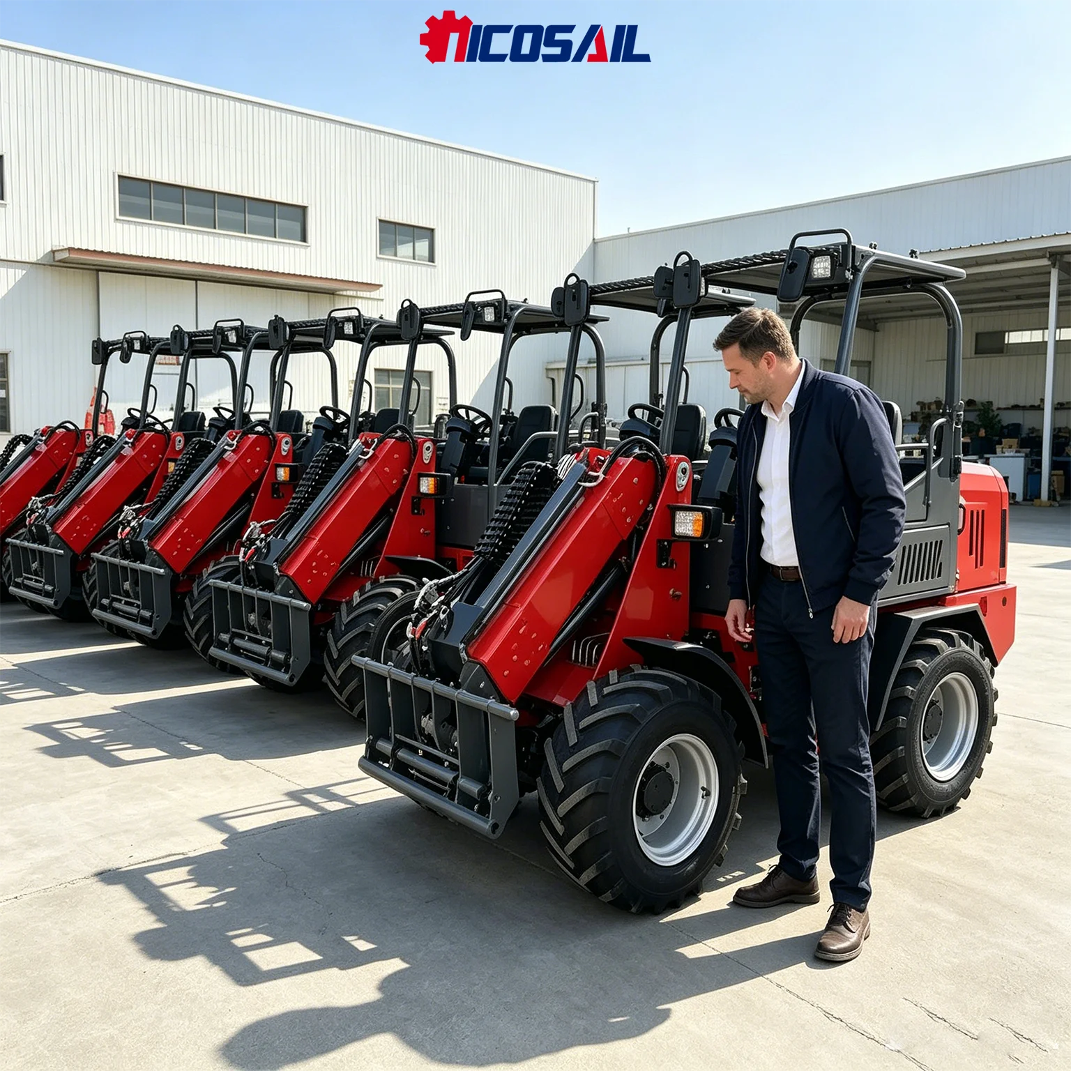 

KZL918 Telescopic Wheel Loader 800kg Rated Load Euro 5 Engine CE Certified Compact Telehandler for Farm Construction Orchard