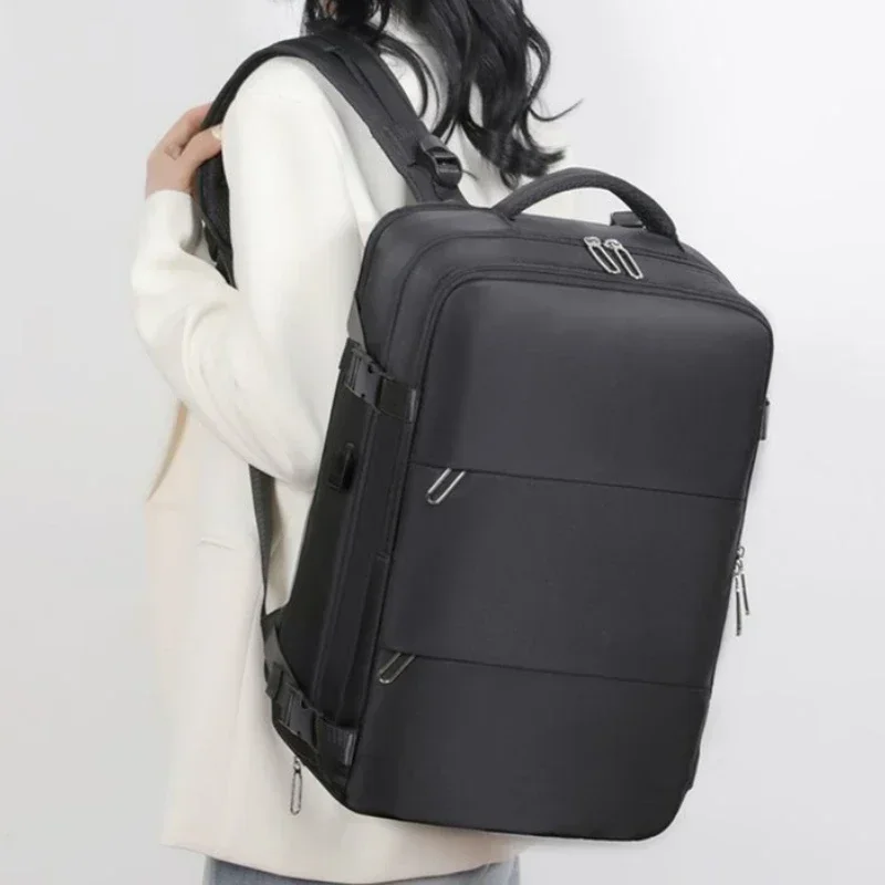 Expansion Large Capacity Nylon Travel Backpack 2026 Hot Sale Fabric Waterproof Backpack Multifunctional Commuting Computer Bag