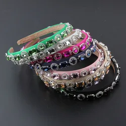 Vintage Crystal Hairband Shiny Rhinestone Baroque Fashion Female Hair Accessories Women Headband 987226