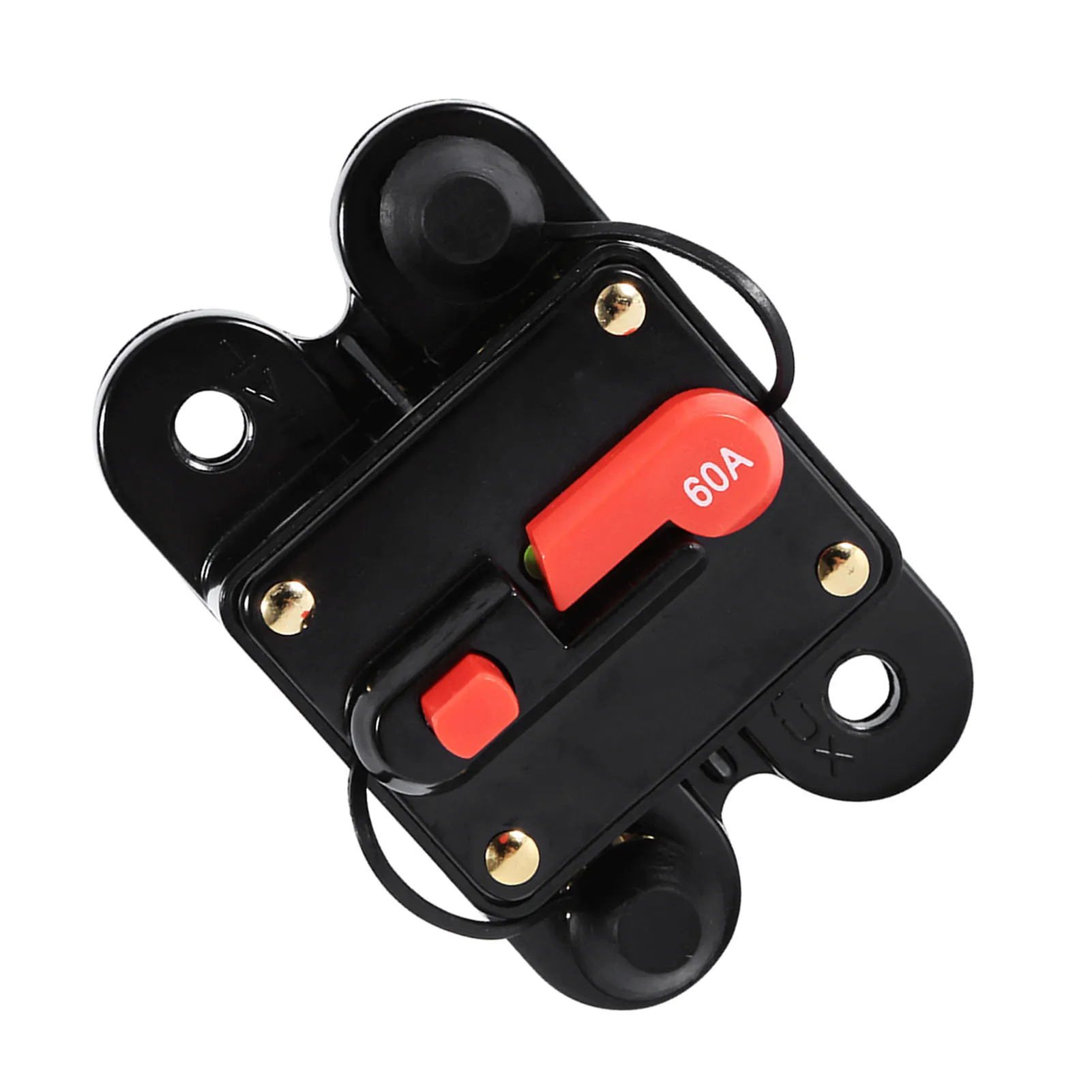 Leistungsschalter 50Amp – 100Amp, Leistungsschalter mit Rücksetzfunktion, Sicherungshalter für Auto, Boot, wasserdicht, 12-24V, neuer Sicherungshalter mit Rücksetzfunktion