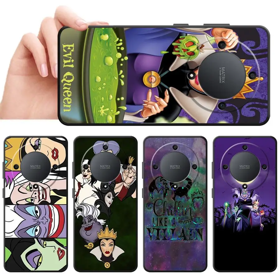 Disney Villain Queen Phone Case for Honor 8X 70 90 Pro X6 4G X6a X6b X7b X8a X8b X9a X9b 5G Magic5Lite Magic5 Pro Soft Shell