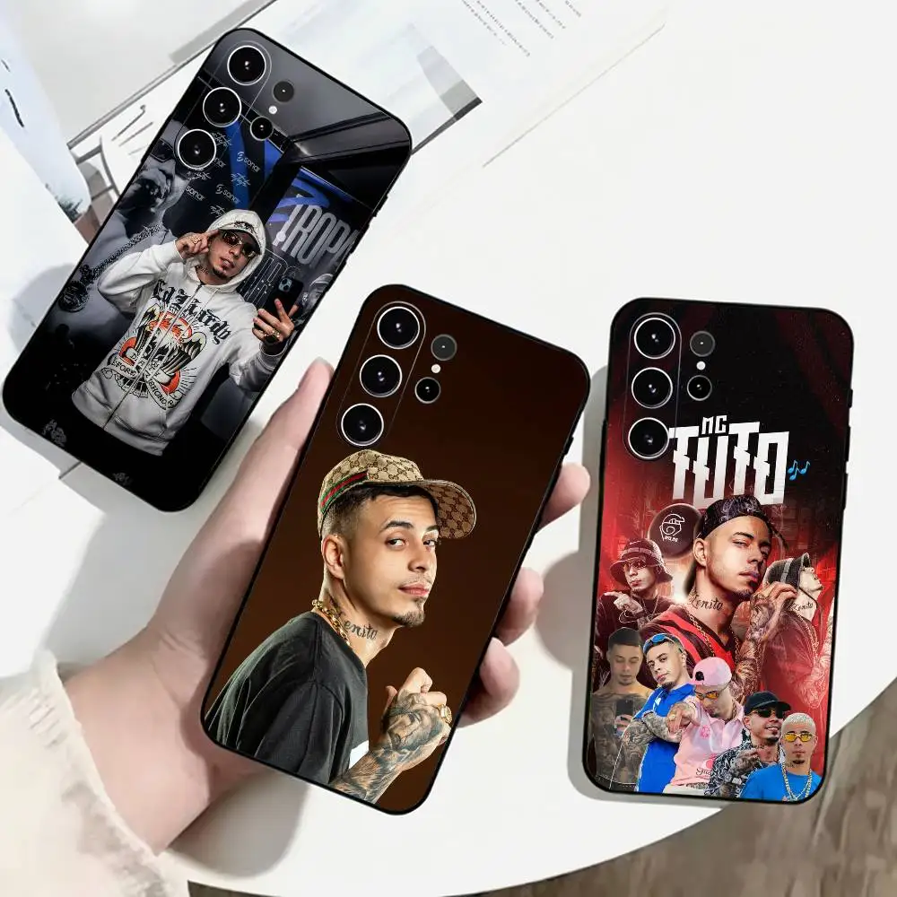 Mc Tuto Quem Ama Cuida Phone Case For Samsung S25,S24,S21,S22,S23,S30,Ultra,S20,Plus,Fe,Lite,Note,10,Black Cover