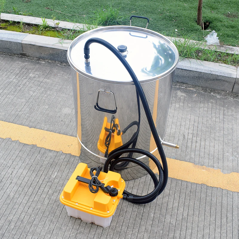 New Round Stainless Steel Wax Melter with Steam Generator Animal Husbandry Beekeeping Equipment Beeswax Melting Tank