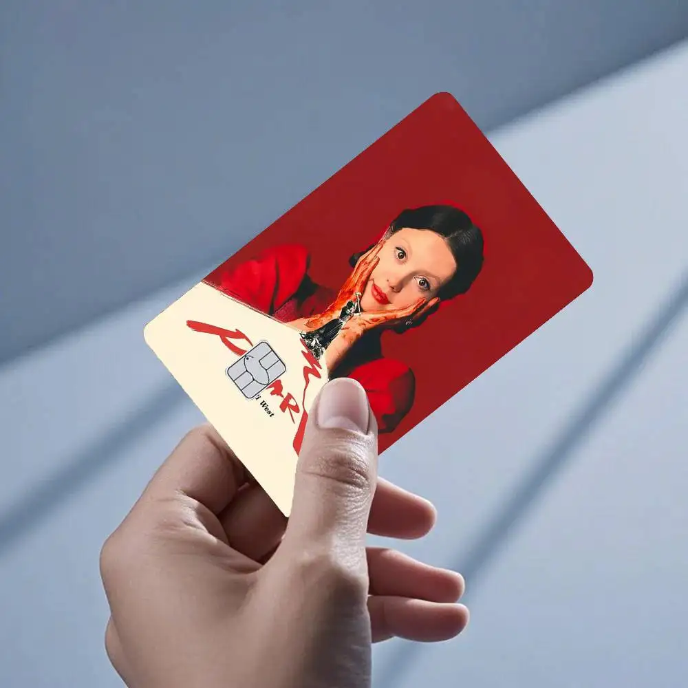 

Horror Moive P-PEARL 4pcs 1Set Card Stickers Small Waterproof Chip 4PCS Card Sticker Anti-Scratch