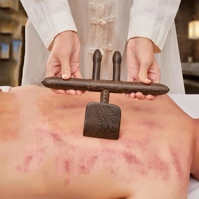 Home beauty salon neck massage, back massage, waist yoga, muscle pulling stick, bone setting and scraping tools