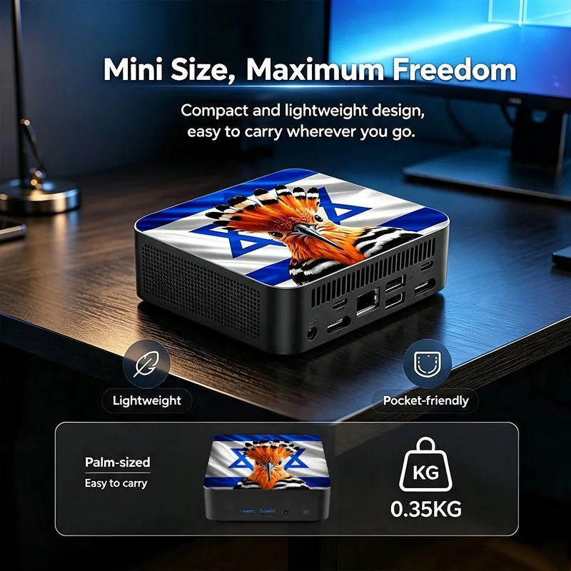High‑Performance Portable Gaming Mini PC Intel Core i9‑10980HK 16GB RAM 1TB SSD WiFi6 Bluetooth 5.2 Gamer Desktop Computer view 2