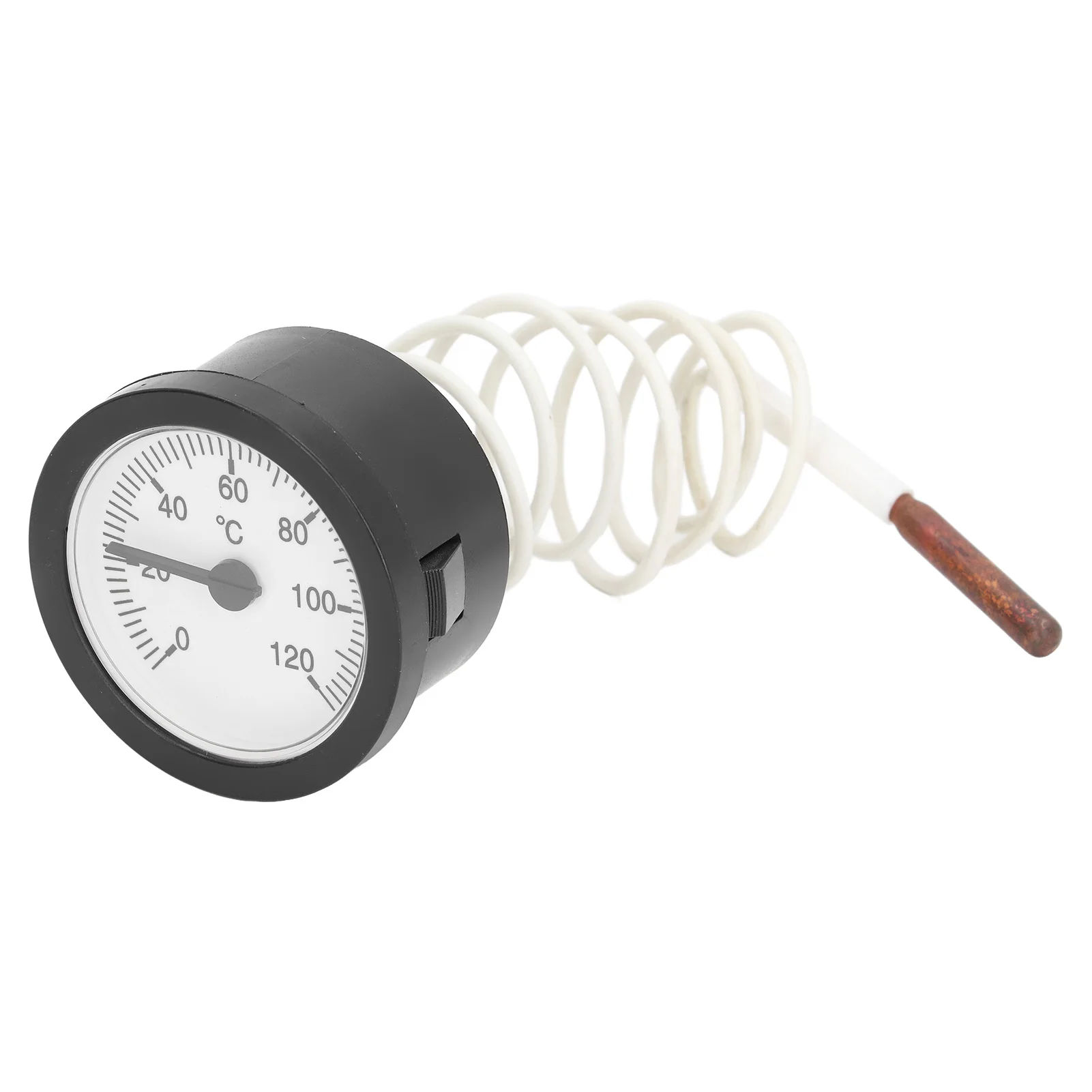 Bimetaalthermometer met buisje, klein formaat, nauwkeurig, rond model, draagbare temperatuurmeter