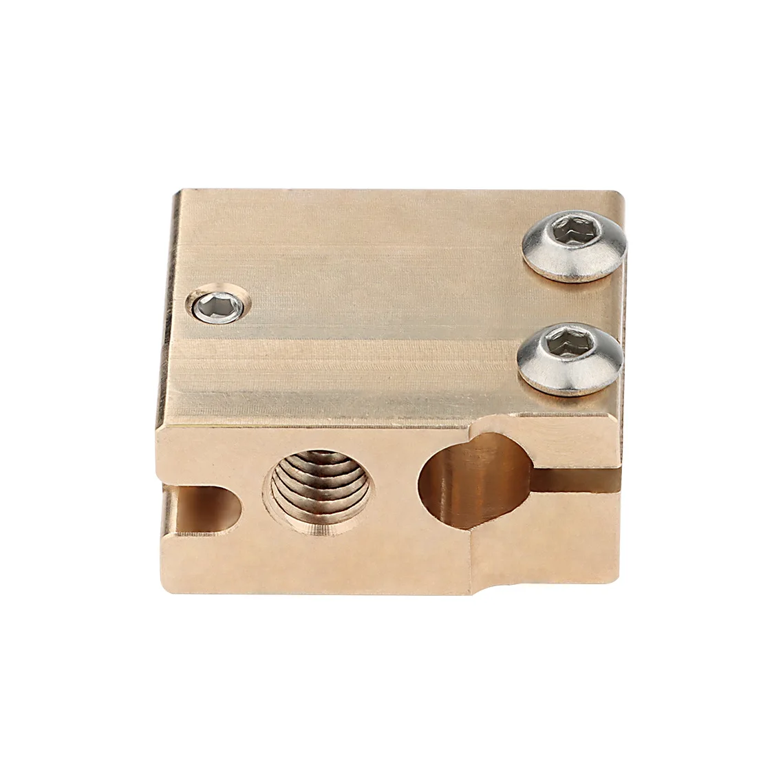 Accessoires voor 3D-printers Nieuw E3D Volcano verwarming aluminium blok PT100 messing verwarmingsblok