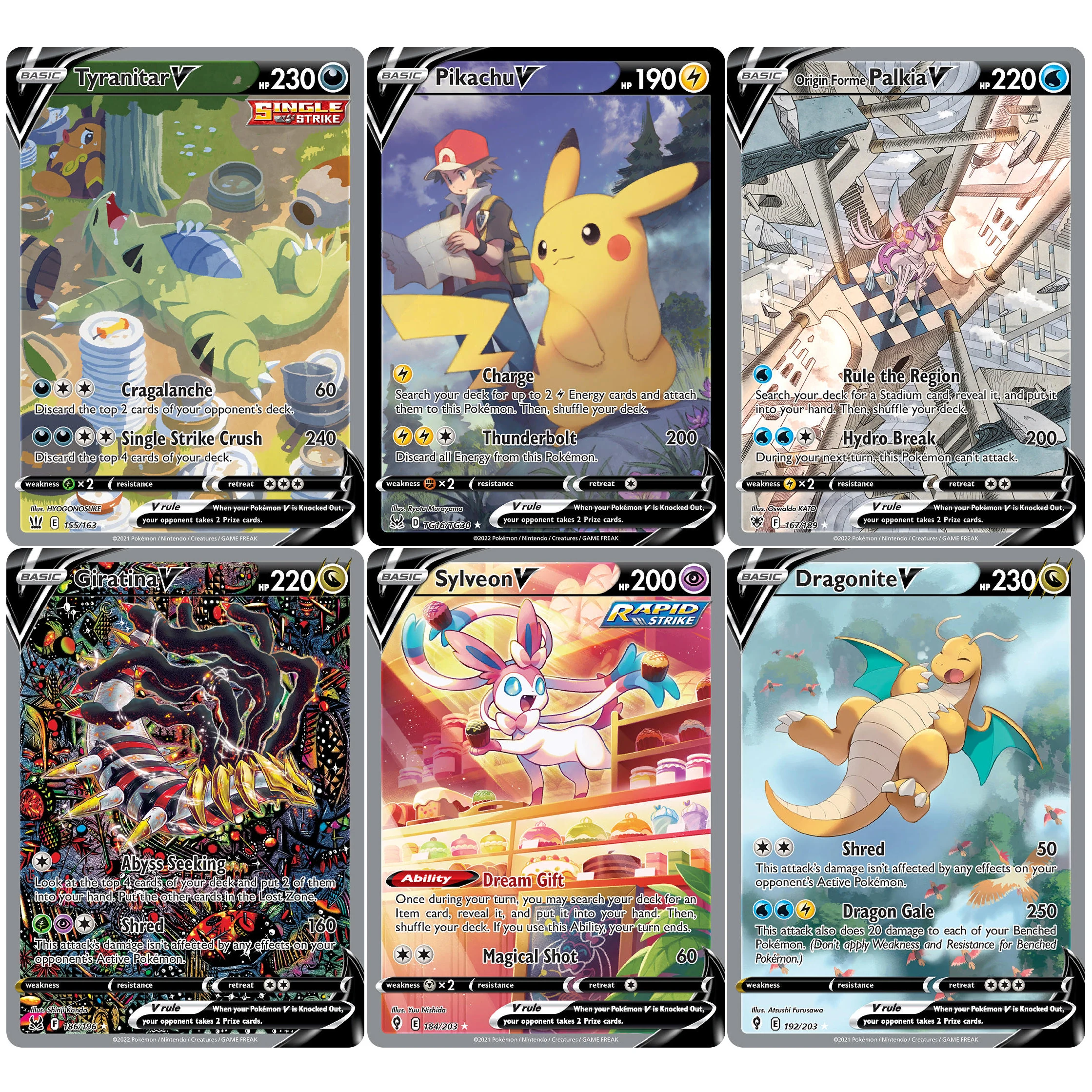 PTCG Proxy V مجموعة بطاقات TCG Entei Leafeon Palkia Pikachu v TG16/TG30 كامل الفن هولو نادر للغاية لتقوم بها بنفسك بطاقة PKM للأطفال هدايا
