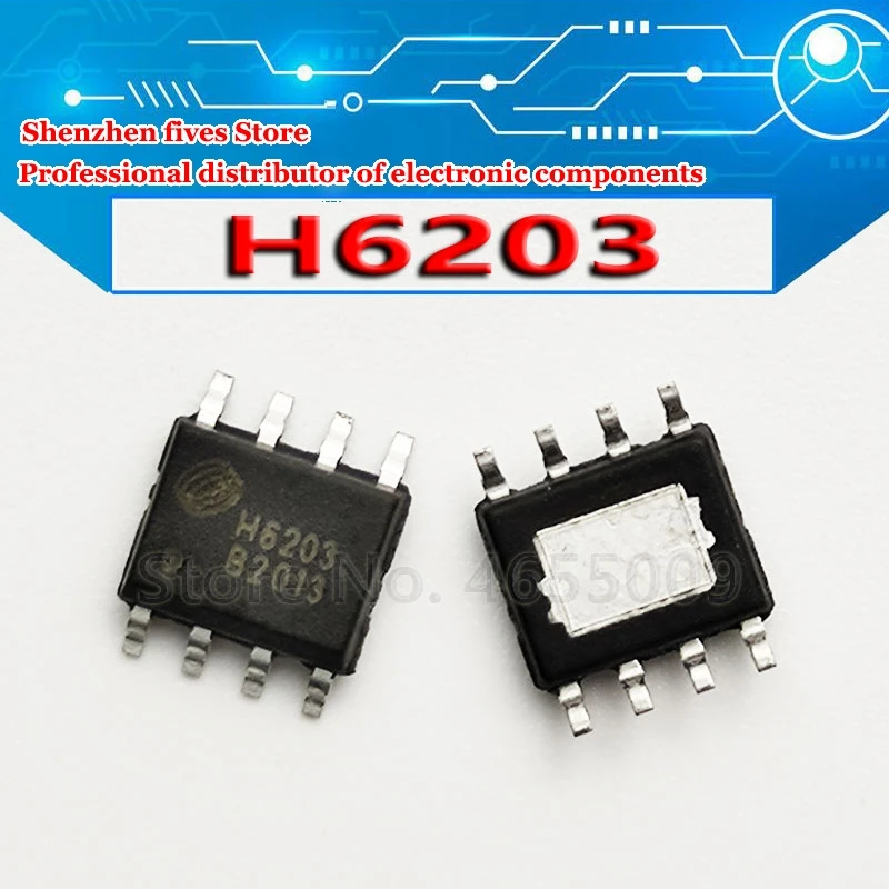 2 unids/lote H6203 SOP8 IC 7-120V 5V1A en stock