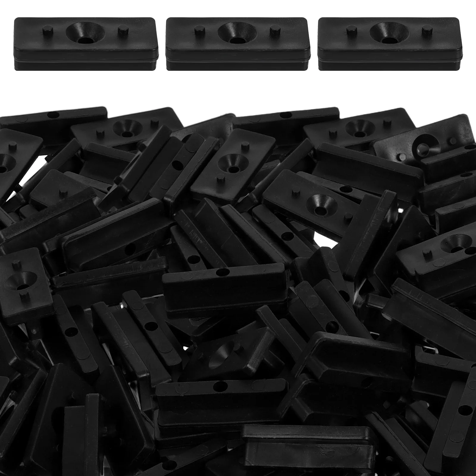 

100pcs Floor Fasteners Plastic Decking Clips Universal For Composite Deck Boards Narrow Gap Tool