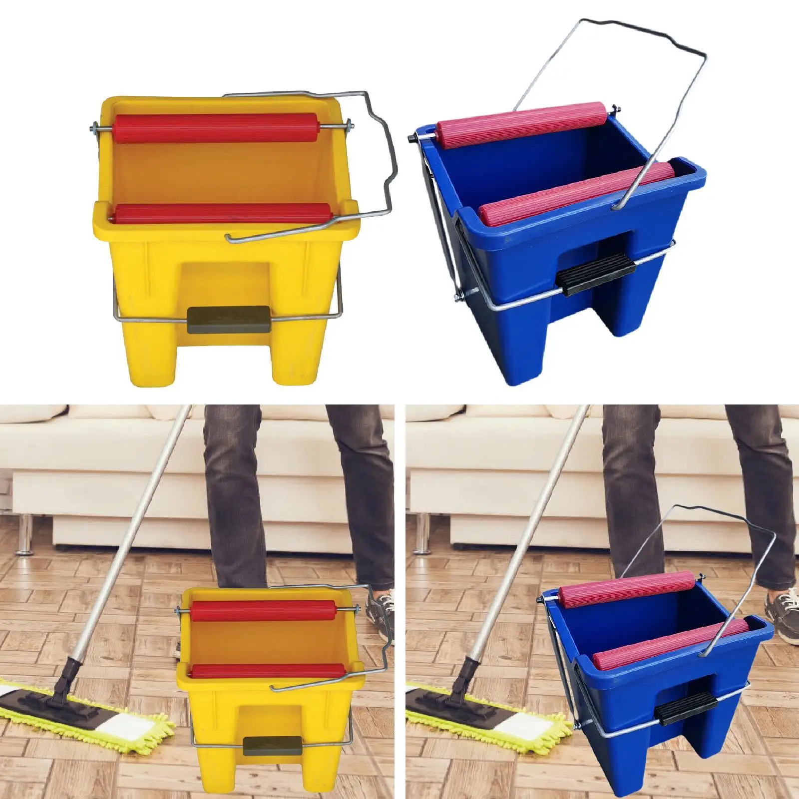 

Foot Pedal Mop Bucket Versatile Portable Accessories Household Cleaning Bucket for Garden Hiking House Cleaning Outdoor Indoor