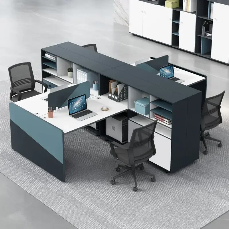 Employee Employee Office Desks Multiple Seats Computer Modern Simplicity Office Desks Bureau Meuble Working Equipment QF50OD