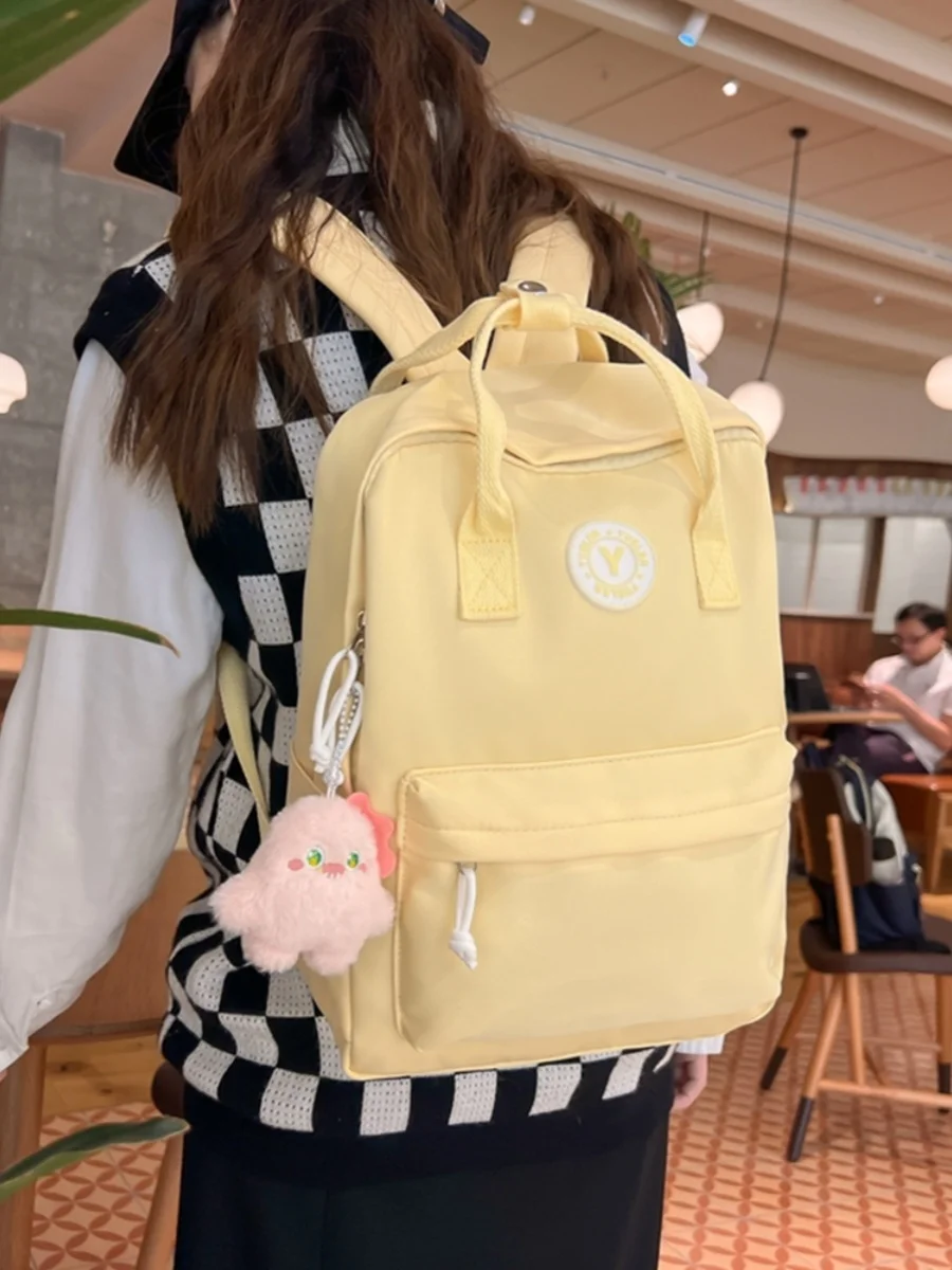 

ex Nylon Xo Lightweight Водонепроницаемая сумка для книг для студентов колледжа Sweet School Sle Ручная сумка с двумя ремнями