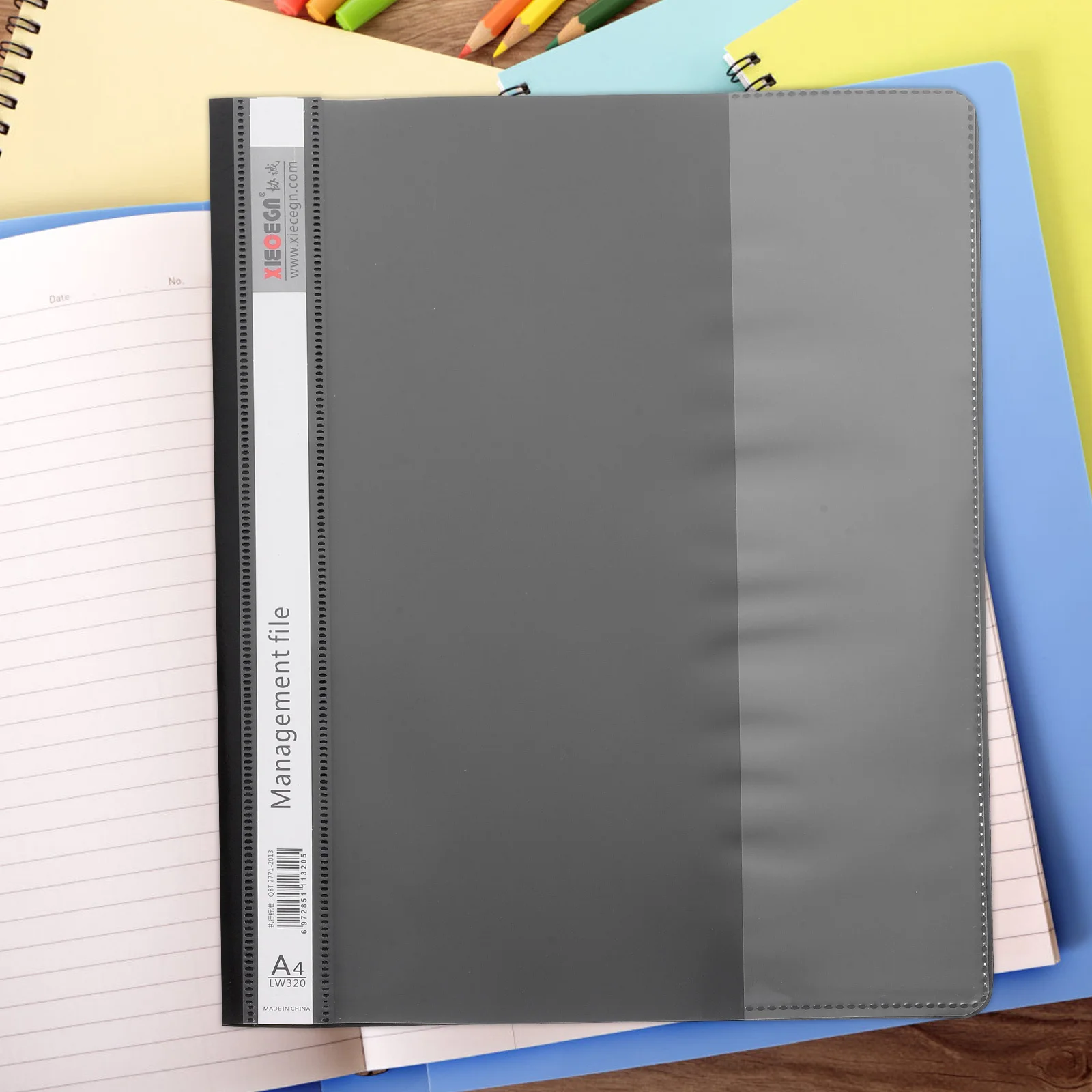 

12Pcs A4 File Folders Reusable Document Sleeves Dual Hole Design Convenient Filing for Office Study Needs A4 Project Folder