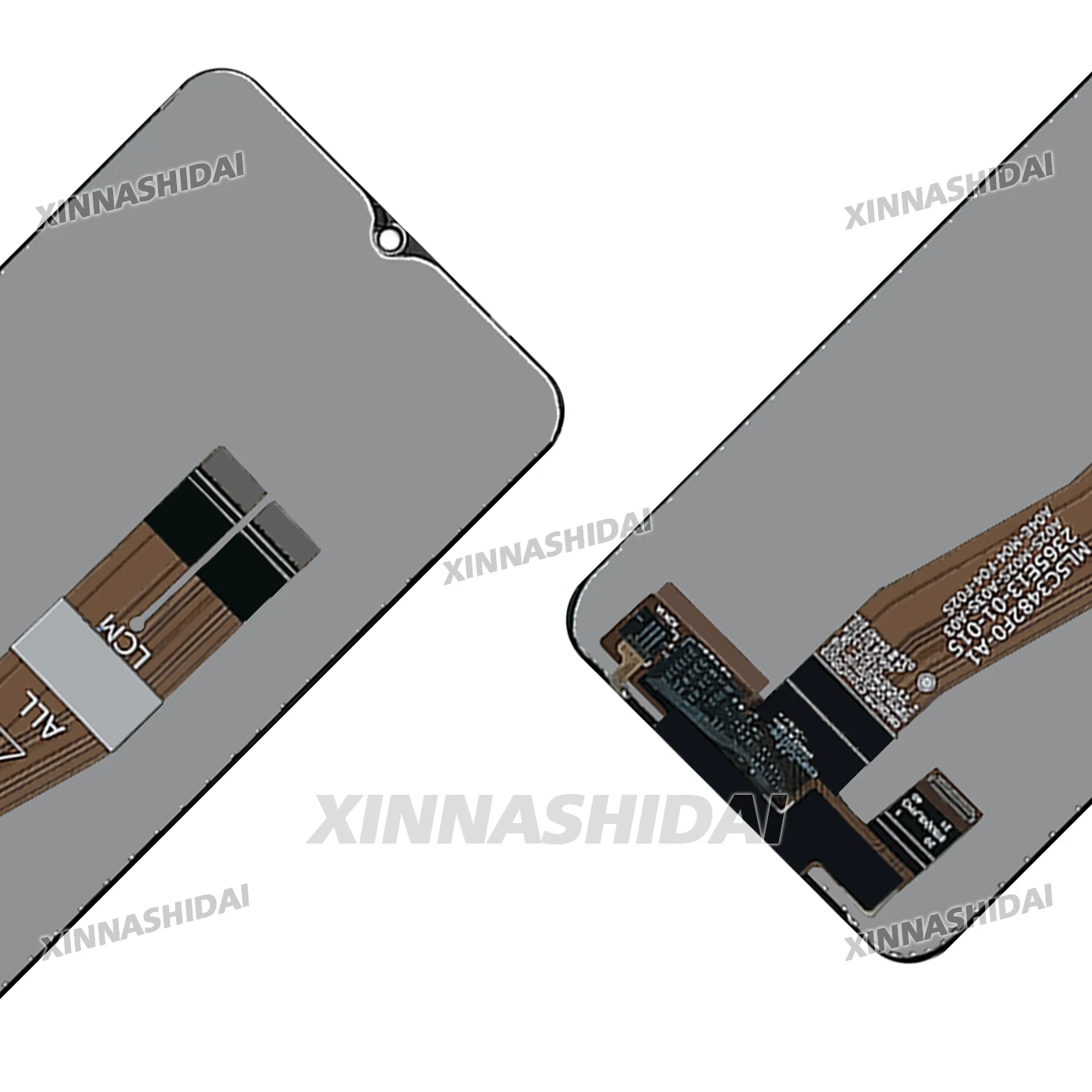 Neues 6,5'' hochwertiges Display mit Rahmen-Touchscreen-Digitizer-Ersatz für Samsung Galaxy A03S (A037U/A037U1) – Detail 5