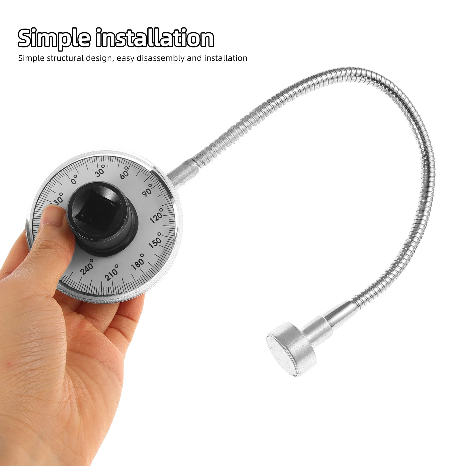 

Torque Angle Gauge Durable Solid Material Pointer Dial Precision Measurement Garage Workshop Tool 1 2 Drive Wrench