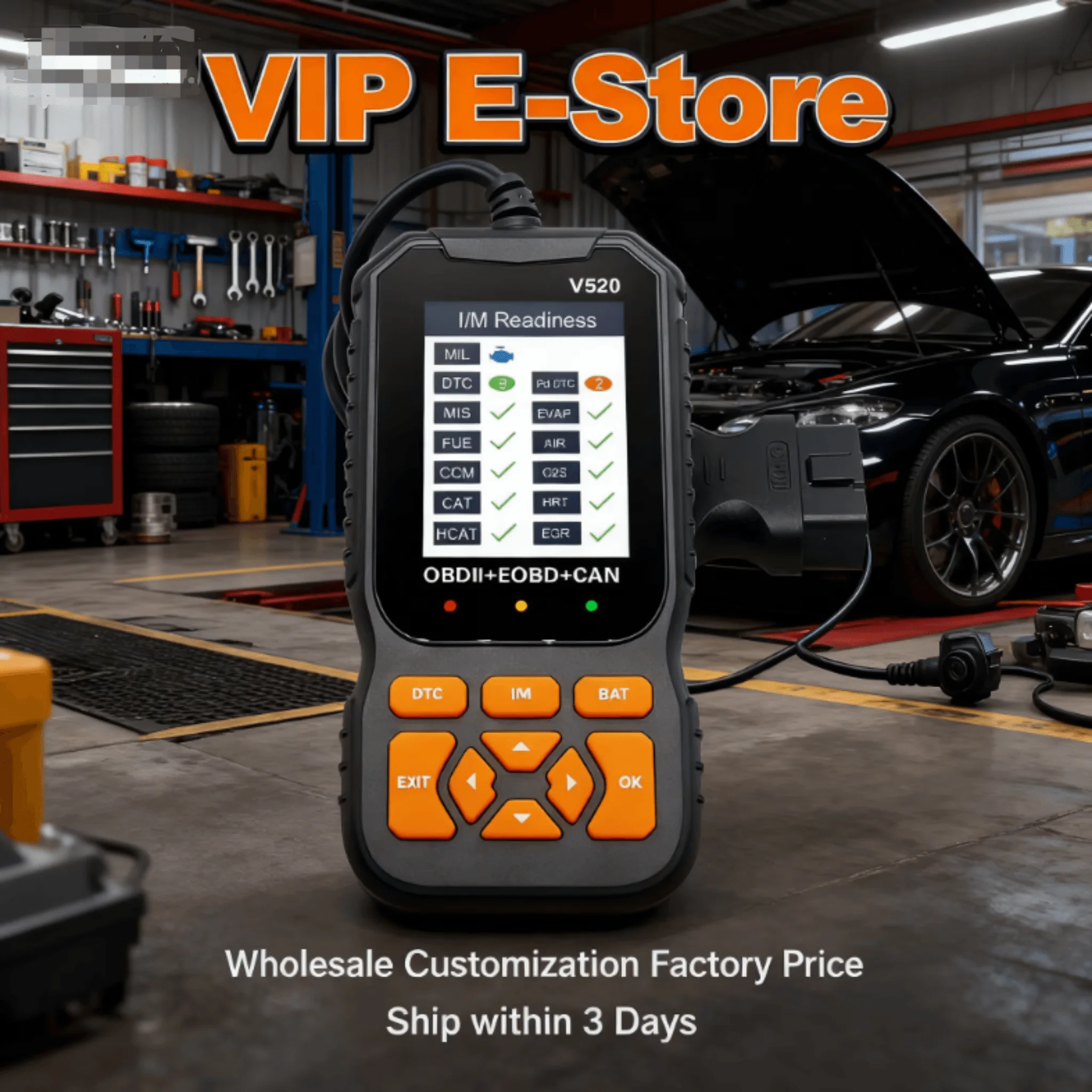 

﻿ V520 Профессиональный OBD2/EOBD для проверки кодов неисправностей двигателя с функцией облачной печати Plug and Play, диагностический инструмент для сканирования автомобиля