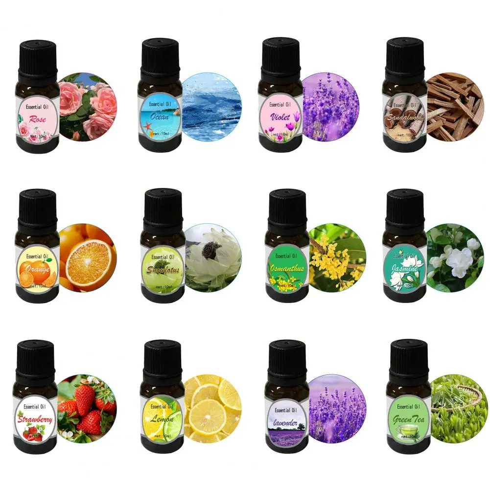 10 ML Essential Oil Versatile Fragrance Oil Effective Deodorant Aromatherapy Space Aroma Essential Oil For Home Bathroom Hotel