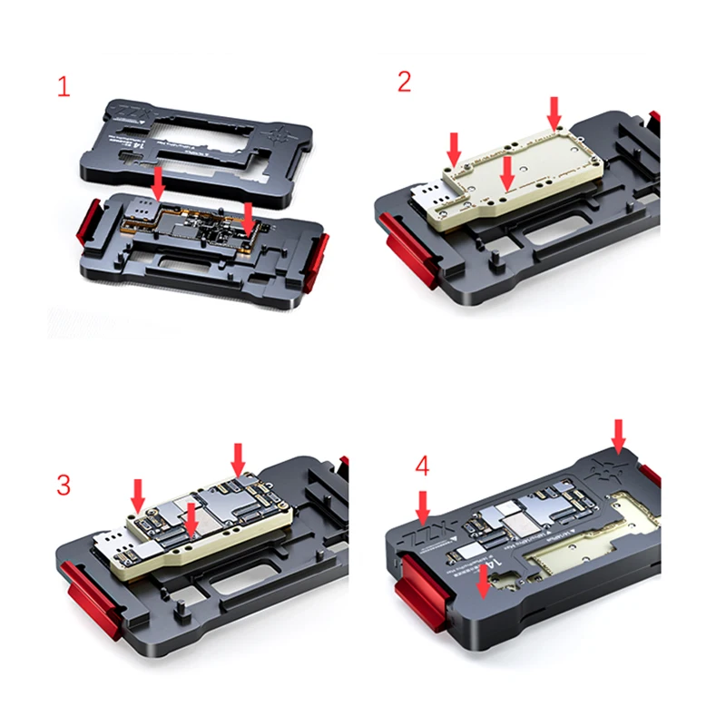 Motherboard test fixture for iphone 14 14plus 14pro Max Logic Board Upper/Lower Middle Frame Tester Functional testing