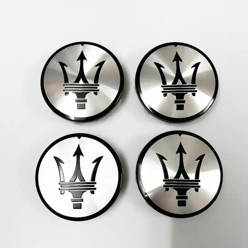 Novo 60mm tampas centrais da roda do carro para maserati granturismo levante ghibli grancabrio quattroporte gts q4 coupe hub capa decoração