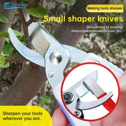 2pc Portable Double Side Grindstone Professional Kitchen Sharpener for Pocket Folding Knife Sharpening Stone Sharpener Diamond