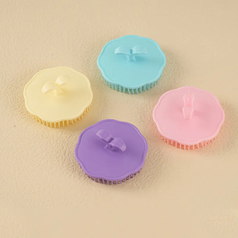 1 قطعة الشامبو فرشاة رئيس تدليك الشامبو تدليك حمام Ptr الشامبو فرشاة لينة سيليكون Unclog فروة الرأس بسهولة حمام أداة #2