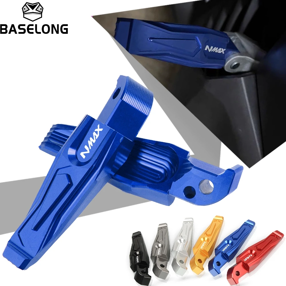

Motorcycle Rear Passenger Foot Peg Footrests For YAMAHA NMAX155 N Max 155 2015 2016 2017 2018 2019 2020 2021 2022 2023 2024 2025