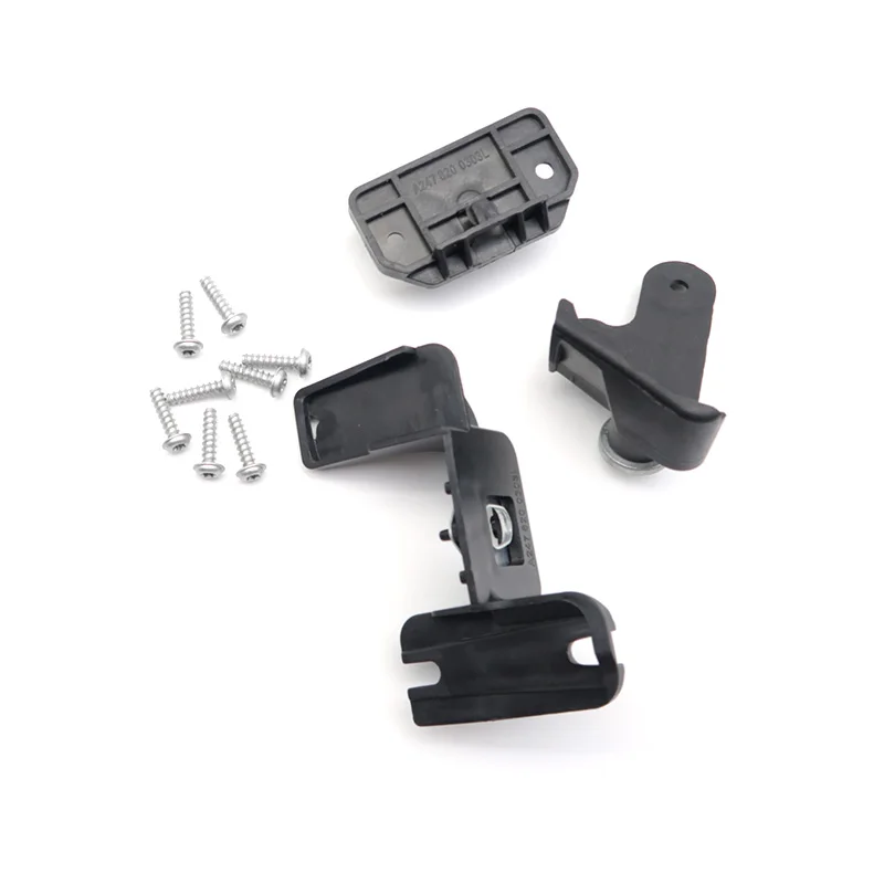 Black Fixed Lamp Corner Bracket For Mercedes-Benz GLB X247 Car Headlight Repair Kit 2020-2024 with Screws 2478200303  2478200403