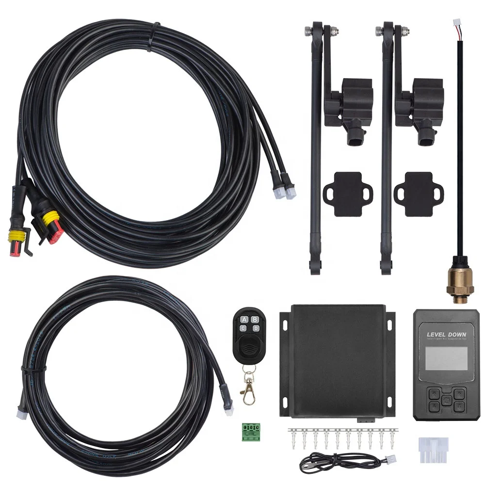 LD2S+ Height Level Sensor Version Air Ride Suspension Electronic Control System with Support Blue Tooth Remote and Wire Control