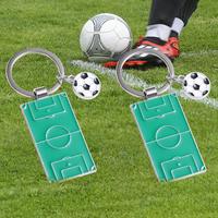 Metal Football Field Soccer Key Chain Fashion Cute Playground Pendent Key Chain Creative High Quality Sports Souvenir Keyring