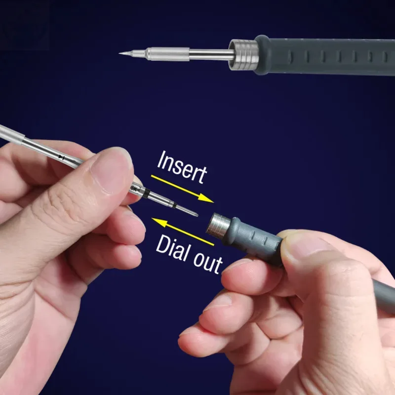 OSS Team C245 Tip For Soldering Iron Replacement Press-on Tips Welding Equipment Tool Cautin Sting For T245 Soldering Station