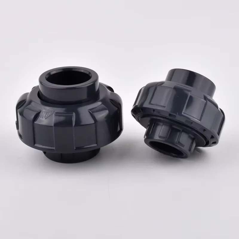 

1-10PC 20-110mm PVC Union Connector Garden Irrigation Joint Aquarium Fish Tank Detachable Joint Water Pipe Straight Fitting