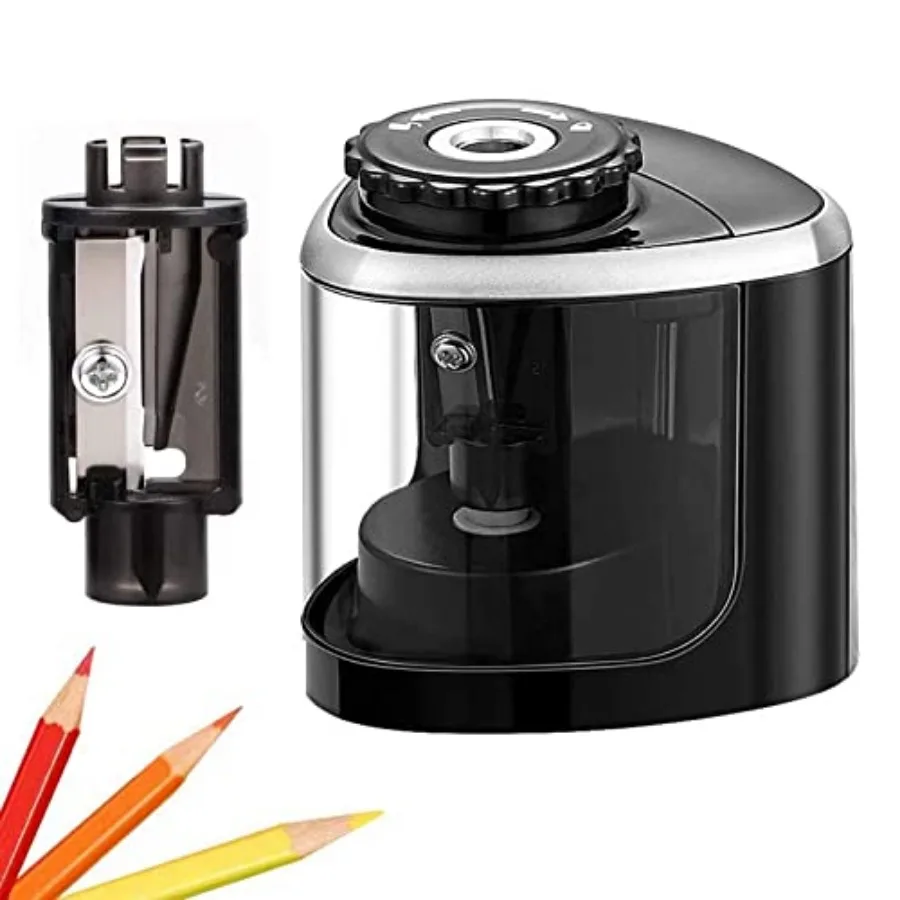 

Pencil Sharpener Electric Pencil Sharpener for,Blade to Fast Sharpen, Suitable for No.2/School/Classroom/Office/Home