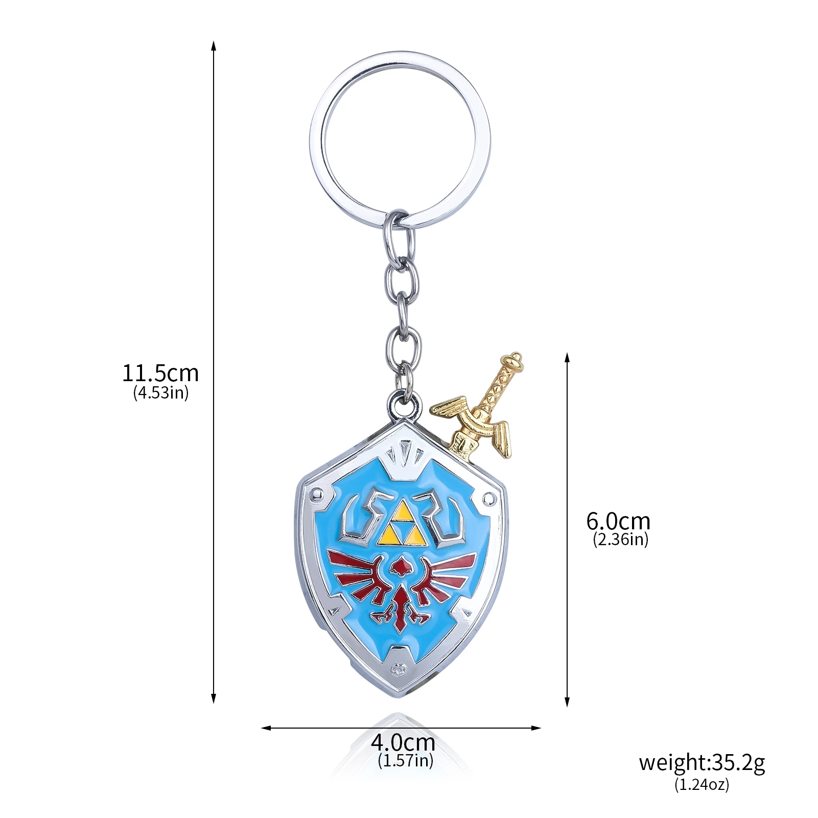 Zeldas Tears of The Kingdom Link Hero Master Sword Keychains The Legend of Zeldas Series Metal Cosplay Props Keyring Fans Gift images - 6