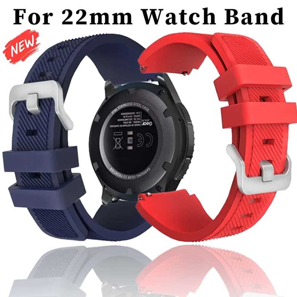 22Mm Silicone Strap… - image