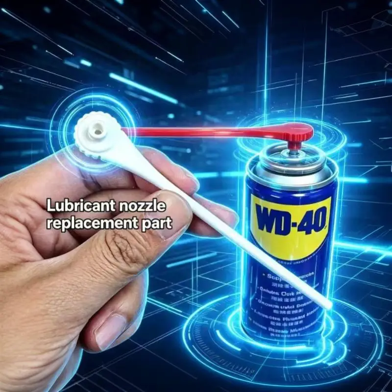 4 Stück WD-40 Spezial-Langverlängerungsdüse, Präzisionsspray, Verlängerungsdüse, auslaufsicherer Anschluss, langlebiger Ersatzkopf – Detail 3