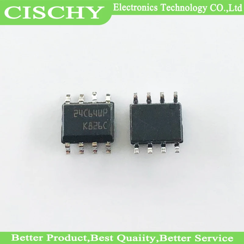 10pcs/lot 24C64RP 24C64WP 24C64 ST24C64WP SOP-8 In Stock