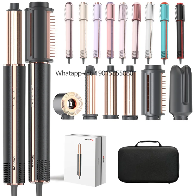 

New Hot Air Hair Styler 110000RPM BLDC Motor Hair Dryer Curler and Straightener Multi Styler Hair Dryer