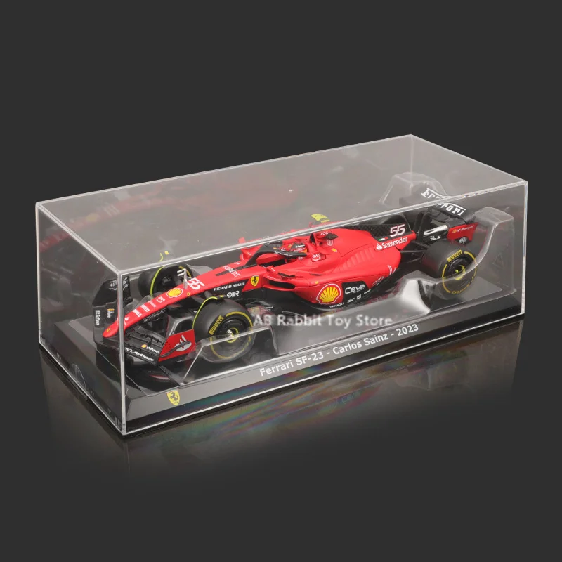 Bburago 1:24 SF-23 Ferrari Racing SF 2023 Charles Leclerc #16 #55 Alloy Vehicle Diecast Car Model Die Cast Toy Collectible Gift