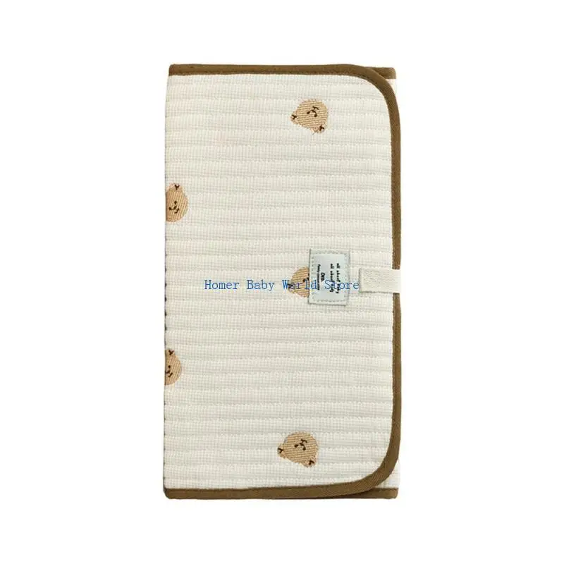 

B2QD Travel Friendly Baby Urine Changing Pad Water Proofing Nappy Mat Foldable Diaper Changing Mattress Portable Nappy Changer