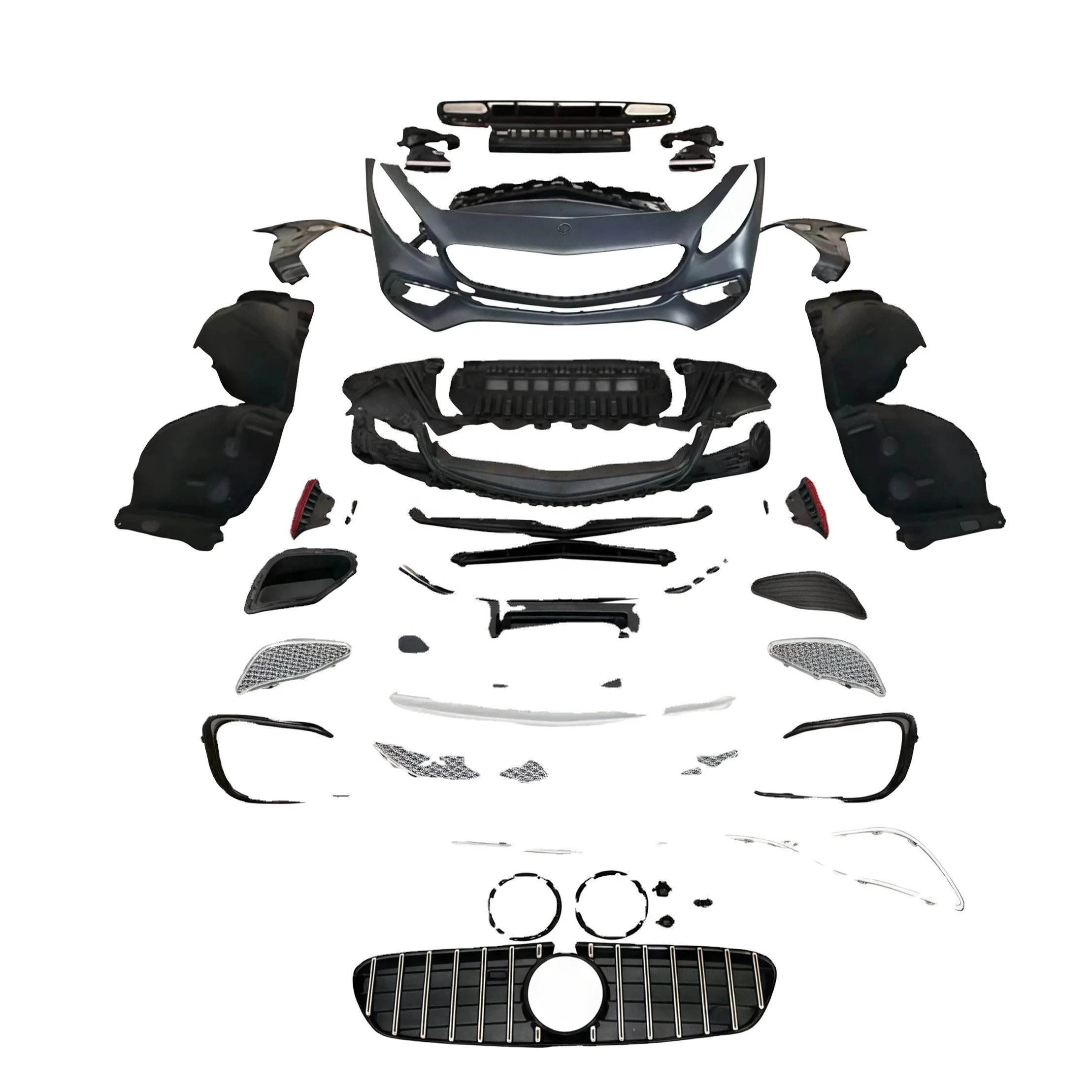 Top Quality S65 Body Kit for Mercedes Benz C217 S Coupe Class A217 Convertible S Class Upgrade To S65 AMG Style Bodykit