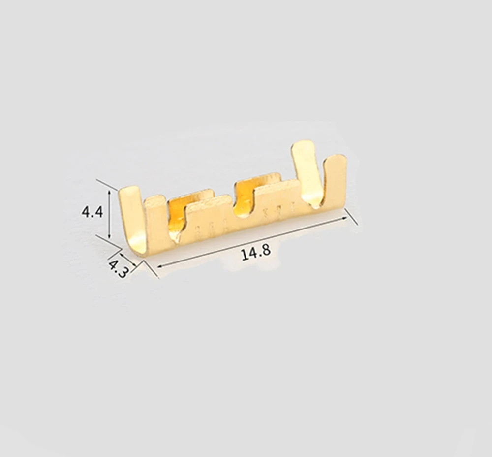 453 U-shaped Terminal Tab Cold Inserts Connectors Cold Terminal Small Teeth Fascia Terminal,0.3-1.5mm2 Wire Crimp Connector