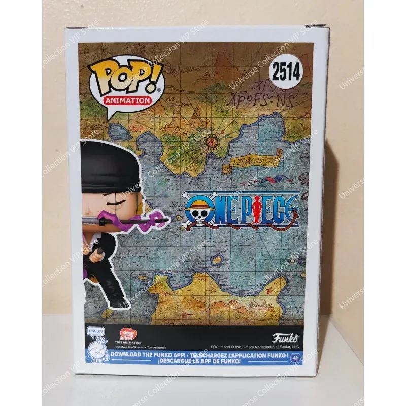Funko POP One Piece Roronoa Zoro Haki Wrapped Dressrosa Arc Collectible Character Figure Anime Display Ornament Gift for Fans - view 4