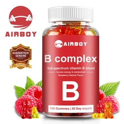 Vitamin B Complex Gummies - Relieve Stress, Enhance Physical Strength, Energy, and Promote Metabolism